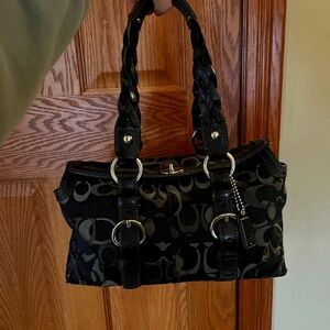 Coach Signature Chelsea Satchel - BLACK